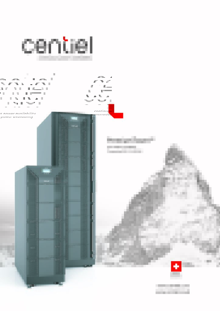 PremiumTower Three-phase Standalone Swiss UPS